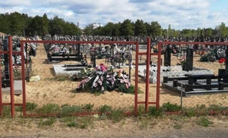 Цвинтар в Новій Каховці під час окупації виріс