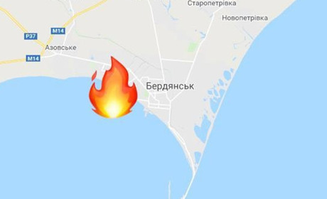 Після нічних вибухів у Бердянську частина міста без світла
