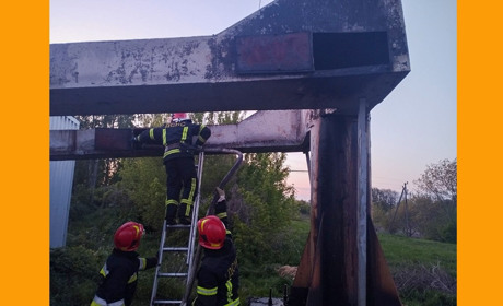 Котельня не працює, а дим іде: знову загоряння в Кагарлику