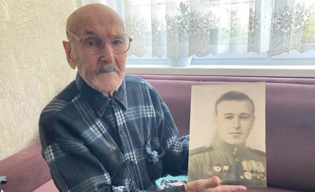 «Я переживу ще й путіна». Ветеран із Переяславщини Степан Погорілий відзначив 99-річчя
