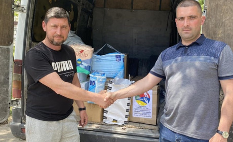 Черкаський районний гуманітарний хаб-склад продовжив роботу з прийому та відправки вантажів допомоги