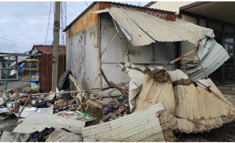 Росіяни знову обстріляли Козацьке і Веселе