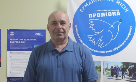 “Найскладніше – це працевлаштування” - Як мешканець Волновахи допомагає переселенцям у Полтаві