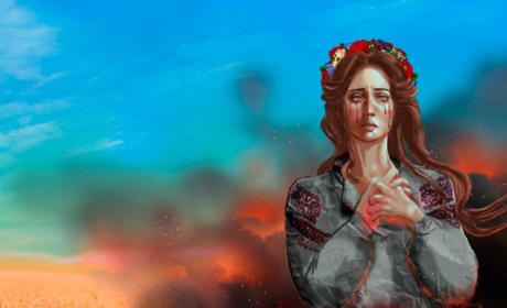 Андрій Синюк у циклі патріотичних картин зображує нашу Перемогу над ворогом