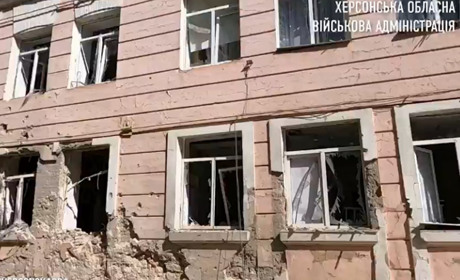 Окупанти обстріляли лікарню в Херсоні