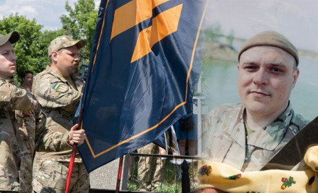 Переяслав попрощався із Олександром Чайкою – воїном штурмової бригади полку «Азов»