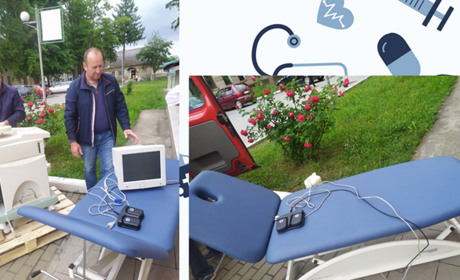 Старокостянтинівському центру первинної медико-санітарної допомоги подарували апарат УЗД