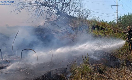 Внаслідок обстрілу сталося дві лісові пожежі у Купʼянському районі