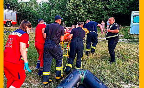 Потрапила до дамби та травмувалася: Кагарлицькі рятувальники врятували жінку