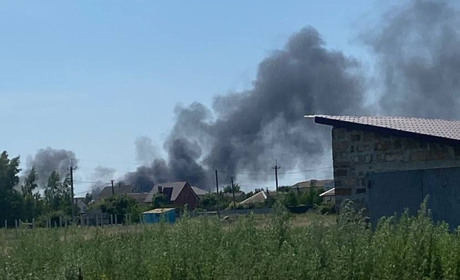 ЗСУ уразили базу окупантів у Скадовську. Відео