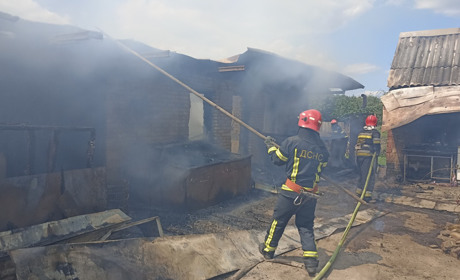 Пожежа у Стрітівці Ржищівської громади: господар отримав опіки