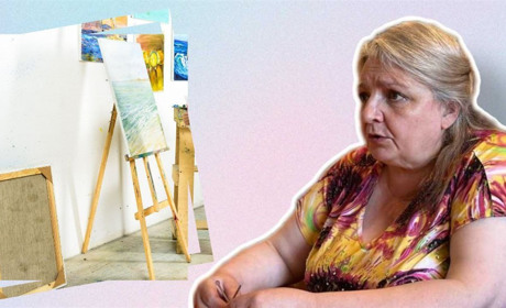 “Від зневіри рятує мистецтво”. Ольга Кіцманюк про роботу студії “Веселка” у Жовтих Водах