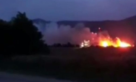 Вибухи в Криму: горить полігон і детонує склад БК окупантів