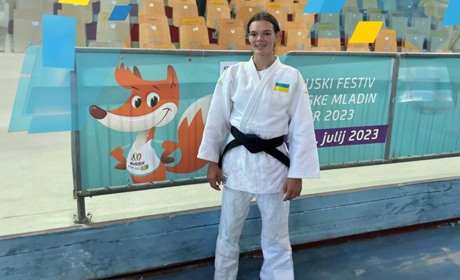 ДЗЮДОЇСТКА З НІЖИНА КРІСТІНА ОПАНАСЕНКО ВИБОРОЛА БРОНЗУ НА ЛІТНЬОМУ ОЛІМПІЙСЬКОМУ ФЕСТИВАЛІ