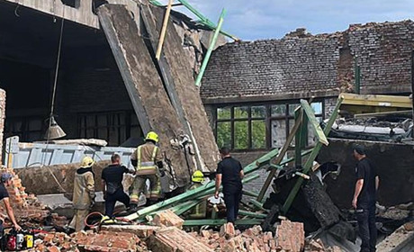 Унаслідок обвалу будівлі двоє гадячан у тяжкому стані