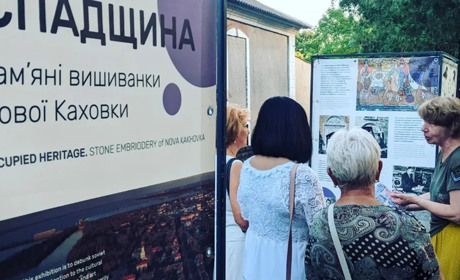 “Окупована спадщина Нової Каховки” побувала на батьківщині Григорія Довженка