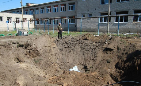 Війська рф осбсріляли гімназію під Запоріжжям із 100 вікон 90% розбиті, не підлягають ремонту