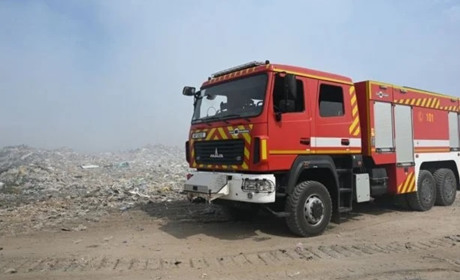 Під Мелітополем горить сміттєвий полігон, окупаціна "влада" обіцяє, що до міста не дійде