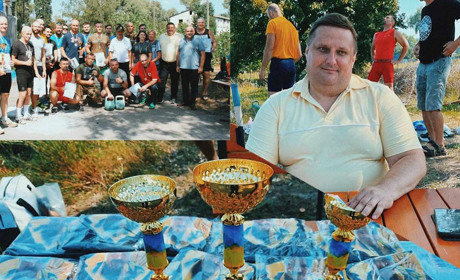 Як переселенці з Волновахи брали участь у чемпіонаті з гирьового спорту у Переяславі. Фото