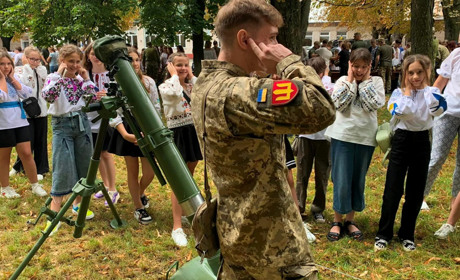 118-бригада провела майстер-класи з військової справи для школярів