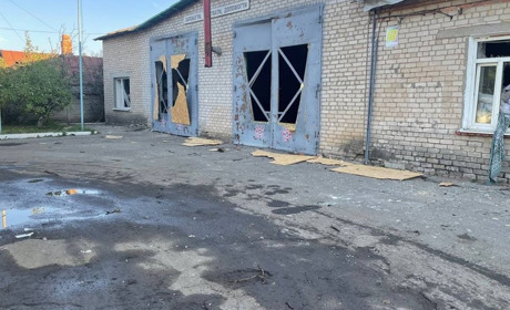 В Оріхові війська рф обстріляли пожежну частину