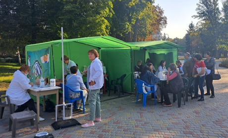 У Гадячі можна перевірити життєві показники без походу у лікарню: акція "Я обираю здоров’я"