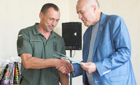 З нагоди Дня захисників та захисниць України в Кагарлику нагороджено військовослужбовців