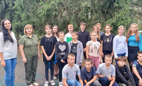 За природоохоронну роботу відзначено учнів та вчительку з Гурівської громади