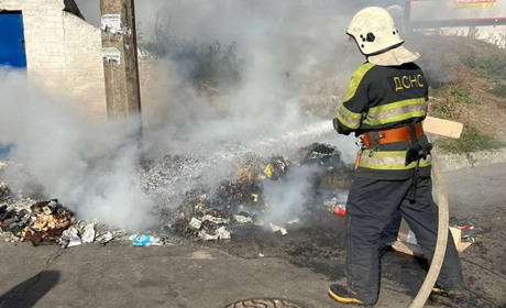 У Фастові сталася пожежа: горіло сміття