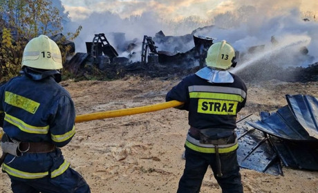 Під час гасіння пожежі на Житомирщині пролунав вибух