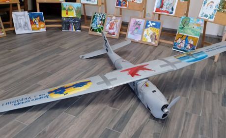 Новий експонат – ворожий безпілотник Орлан-10