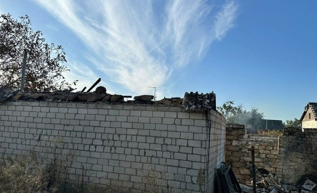 Ворог обстріляв Херсонщину запалювальними снарядами