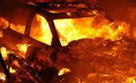 У Бердянську підірвали авто російського окупанта