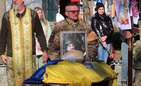 В останню путь провели Героя 118 бригади Руслана Курятника (ВІДЕО)