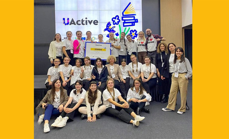 Команда «ХУТКО» Кагарлицького ліцею №3 – серед переможців другої хвилі програми для молоді UActive