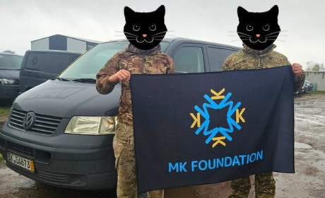 Благодійний фонд Максима Кріппи MK Foundation за жовтень передав ЗСУ 128 автомобілів