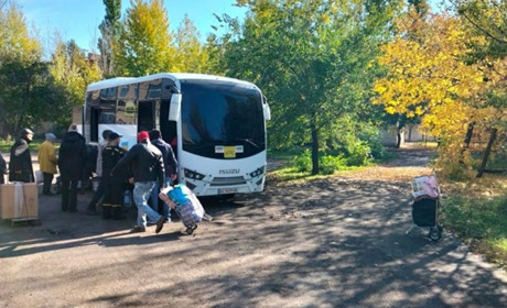 Черговий евакуаційний автобус з Торецька до Дніпра відправиться 16 листопада