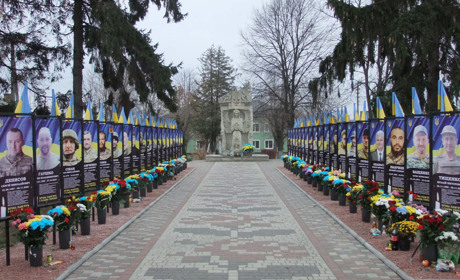 У Кагарлику відкрито Алею Слави Героїв
