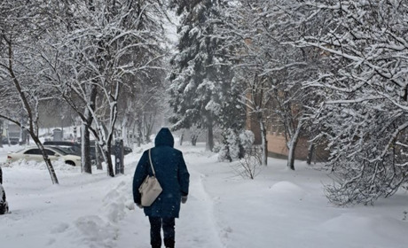 Хурделиця у Гадячі: як місто бореться із негодою