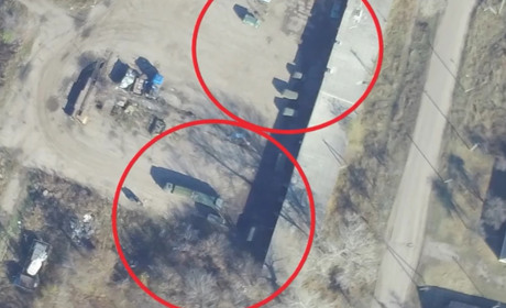 Неподалік Сватового прикордонники "Сталевого кордону" знищили російський "Урал". ВІДЕО