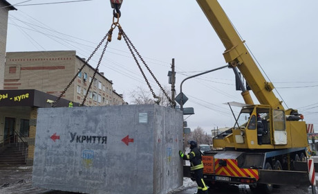 В Торецькій громаді завершили встановлення мобільних укриттів