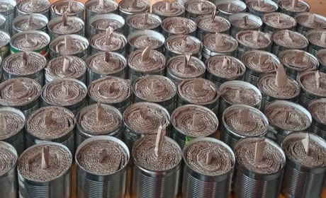 Барський професійний будівельний ліцей збирає консервні баночки для виготовлення окопних свічок