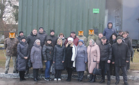 Іванівська і Турбівська громади придбали для військових мобільну лазню і пральню