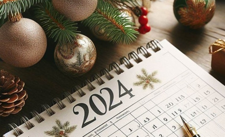 Календар вихідних і свят січня 2024. Що відзначаємо цього місяця