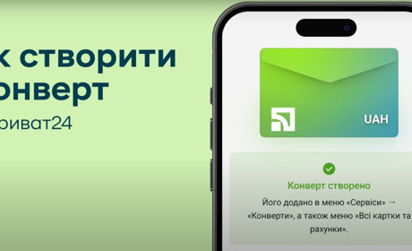 У застосунку Приват24 нова функція - «Конверти»: аналог "банок" Монобанку для збору донатів