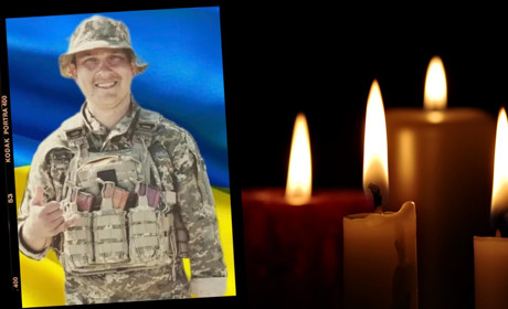 На щиті Олександр Мокряк. Вічна слава і честь!
