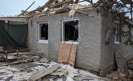 Внаслідок обстрілу Гуляйполя частково зруйновані понад 20 приватних і багатоквартирних будинків