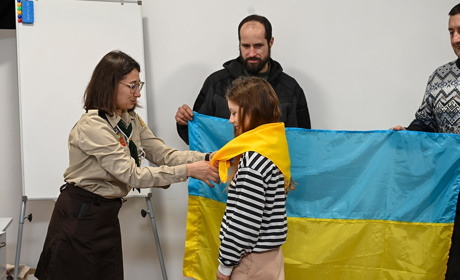 Свято у кагарлицьких пластунів – «Сонячних левів» прийняли в новаки та новачки