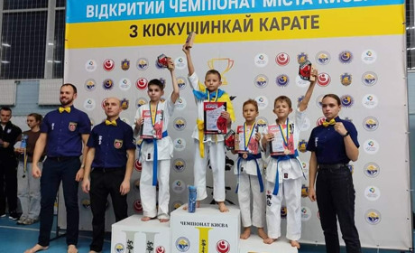 Юні фастівчани посіли призові місця на відкритому чемпіонаті з карате