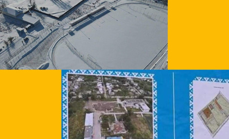 На руїнах волноваської школи окупанти будують спортивний комплекс. Що відомо